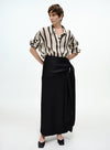 Elegant High-Slit Tail Skirt