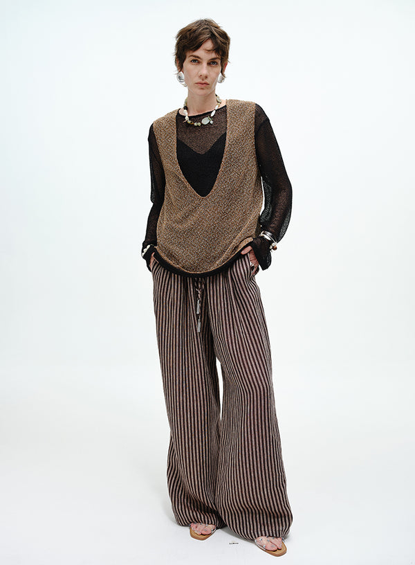 Elegant Sheer Top Tee