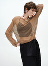 Elegant Sheer Top Tee