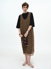 Mesh Two-Piece T-Shirt Dress