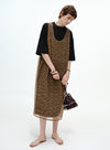 Mesh Two-Piece T-Shirt Dress