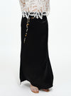 Side-Vent Midi Skirt