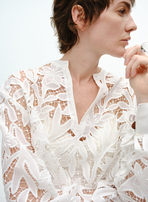 Lily Cutout Pullover Blouse