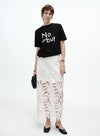 Skin-Friendly Pearl Chain Tee