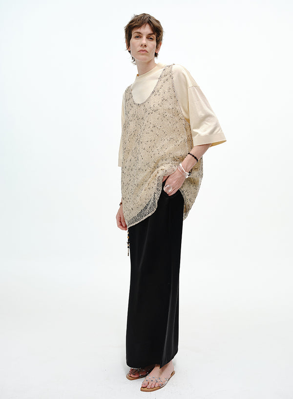 Mesh Two-Piece T-Shirt