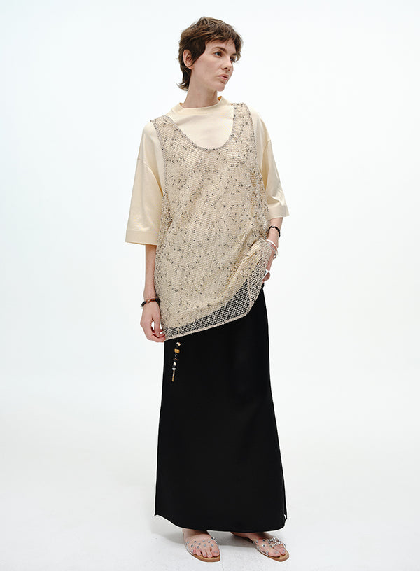Mesh Two-Piece T-Shirt