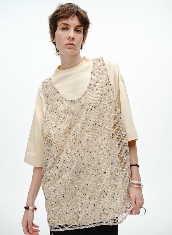 Mesh Two-Piece T-Shirt