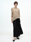 Flared Waist-Chain Skirt