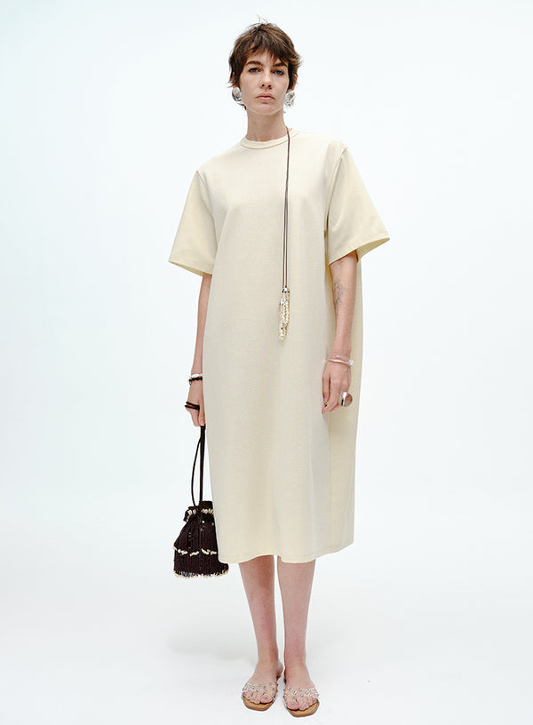 Pearl Chain T-Shirt Dress