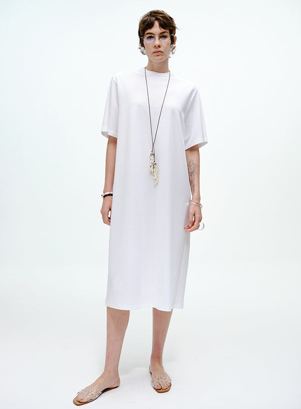 Pearl Chain T-Shirt Dress