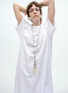 Pearl Chain T-Shirt Dress