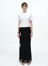 Soft Solid Pearl Chain Tee