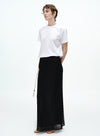 Soft Solid Pearl Chain Tee