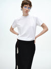 Soft Solid Pearl Chain Tee