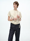 Soft Solid Pearl Chain Tee