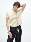 Soft Solid Pearl Chain Tee