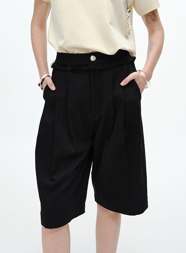 Effortless Linen Mid-Length Shorts