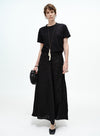 Soft Solid Pearl Chain Tee