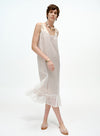 V-Neck Layered Slip Dress