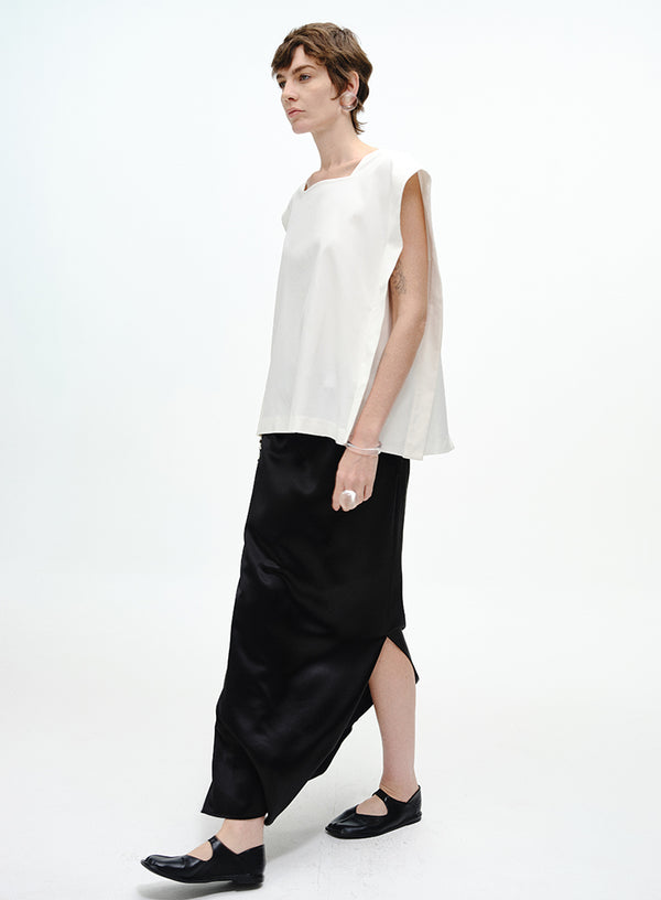 Beaded Backless Slip Tank