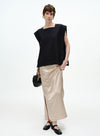 Beaded Backless Slip Tank