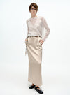 Side-Vent Midi Skirt