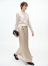 Side-Vent Midi Skirt