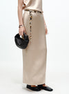 Side-Vent Midi Skirt