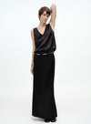 Side-Vent Midi Skirt