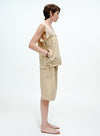 Effortless Linen Mid-Length Shorts