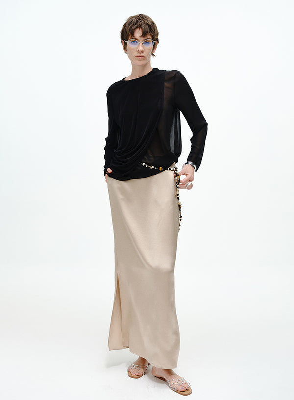 Split-Hem Layered Top