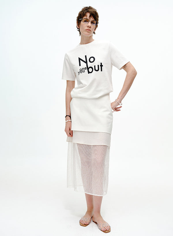 Skin-Friendly Pearl Chain Tee