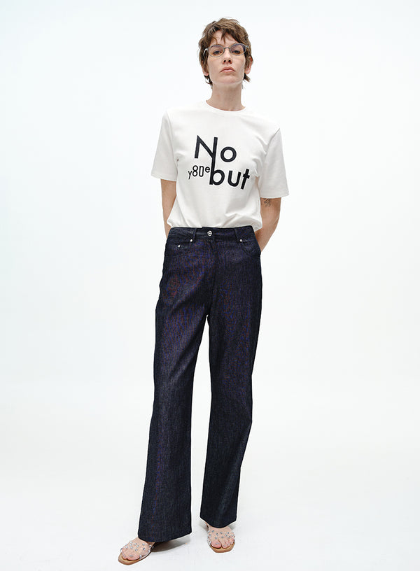 Skin-Friendly Pearl Chain Tee