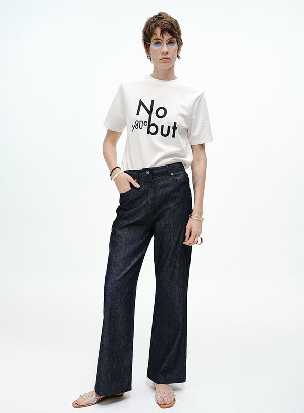 Skin-Friendly Pearl Chain Tee
