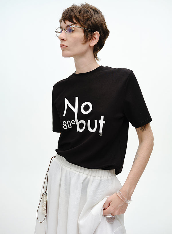 Skin-Friendly Pearl Chain Tee