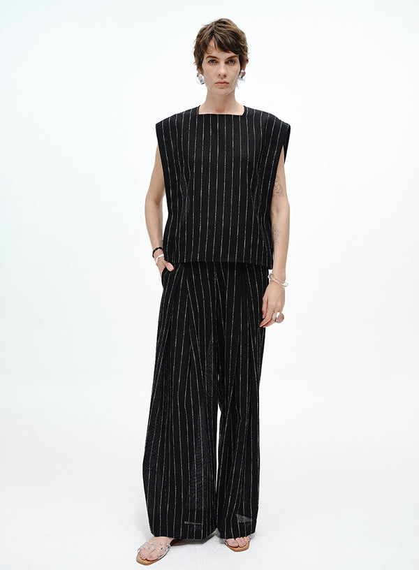 Wide-Leg Lounge Pants