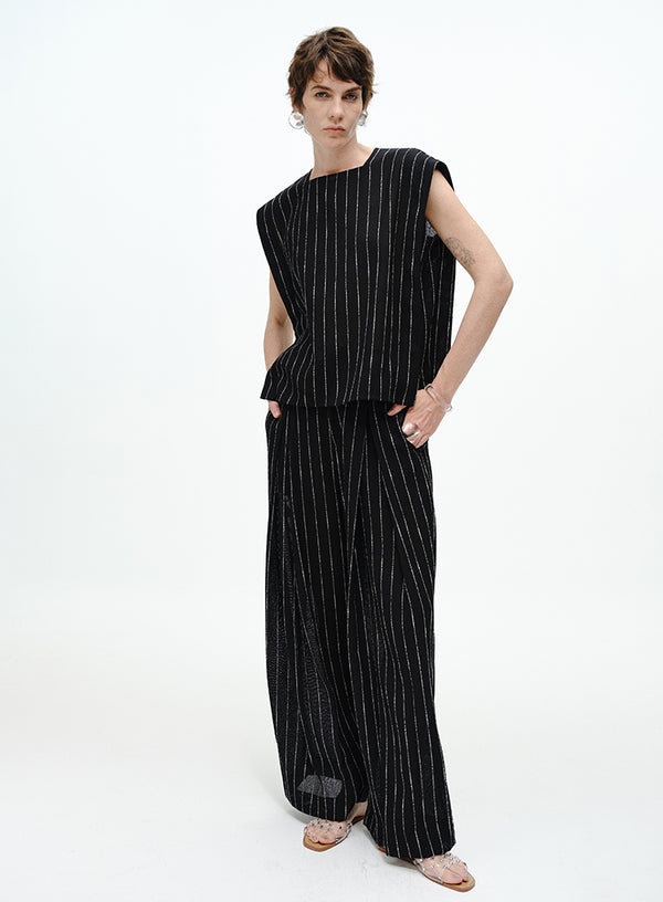 Wide-Leg Lounge Pants
