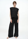 Wide-Leg Lounge Pants