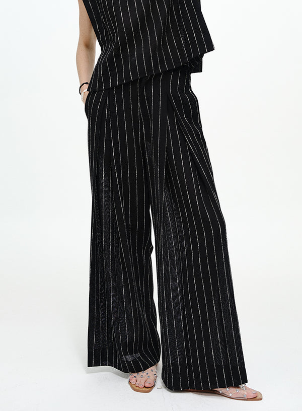 Wide-Leg Lounge Pants