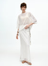 Draped Cotton Jersey Short Sleeve