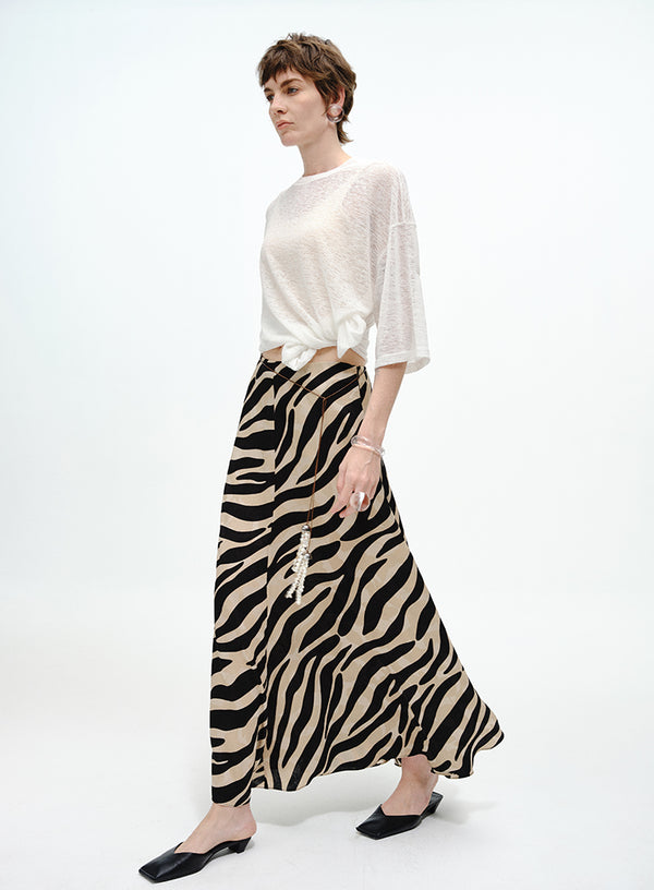 Draped Cotton Jersey Short Sleeve