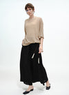Draped Cotton Jersey Short Sleeve