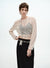 Sheer Ribbed Cover-Up Top