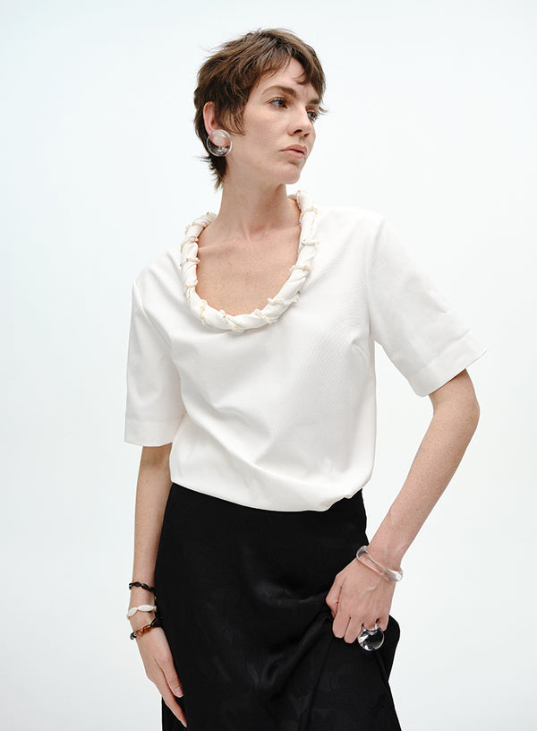 Pearl Knot Short Sleeve