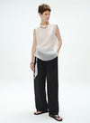 Silk-Blend Wide Leg Pants