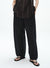 Silk-Blend Wide Leg Pants
