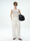 Flowy Silk Wide Leg Pants
