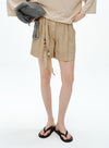 Breezy Silk Shorts with Waistband