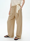 Flowy Silk Wide Leg Pants