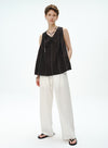 Flowy Silk Wide Leg Pants